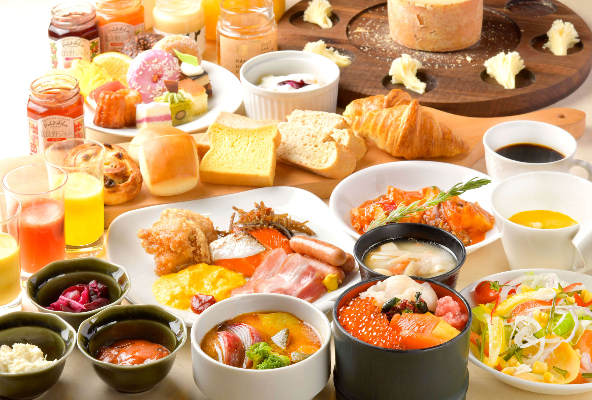 ホテルグレイスリー 札幌 朝食風景